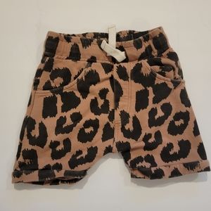 MINIKID leopard cheetah print Shorts luxury fashion size 98-104